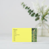 Wild-Mullein-Blumenfotografie-Visitenkarte Visitenkarte (Stehend Vorderseite)