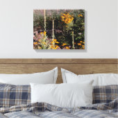 Wild Mulleins Black Mit Augen Susan Blume Leinwanddruck (Insitu (Schlafzimmer))