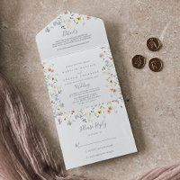 Wild Multicolor Floral Wedding