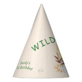 Wild Mushroom First Birthday Party Partyhütchen (Links)