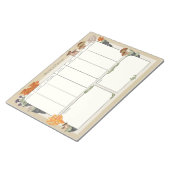 Wild Mushroom Medley Weekly Planner 8,5"x11" 50pg Notizblock (angewinkelt)