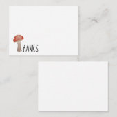 Wild Mushroom Vielen Dank Note Card Mitteilungskarte (Vorne/Hinten)