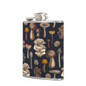 Wild Mushrooms on Grafit Flachmann (Links)