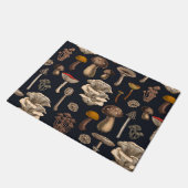 Wild Mushrooms on Grafit Fußmatte (Schrägansicht)