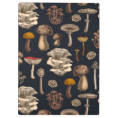 Wild Mushrooms on Grafit Klemmbrett (Rückseite)