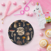 Wild Mushrooms on Grafit Pappteller (Party)