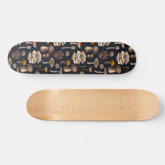 Wild Mushrooms on Grafit Skateboard (Horizontal)