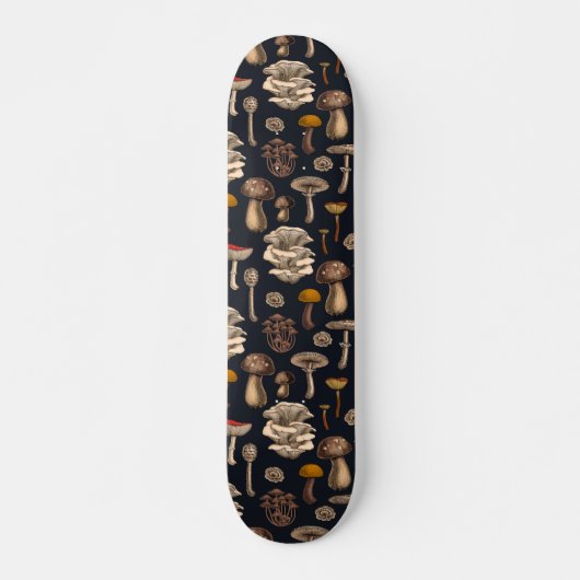 Wild Mushrooms on Grafit Skateboard (Vorne)