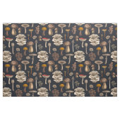 Wild Mushrooms on Grafit Stoff (Yard (91,4 cm))