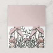 Wild Mushrooms Platzkarte (Außenseite Aufgefaltet)