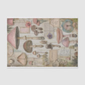 WILD MUSHROOMS POSTER DECOUPAGE SEIDENPAPIER (Vorderseite)