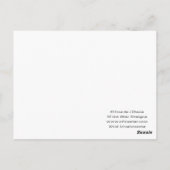 Wild Mushrooms Postkarte (Rückseite)