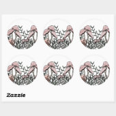 Wild Mushrooms Runder Aufkleber (Blatt)