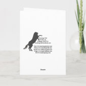 Wild Mustang Filly "Hopi" Grußkarte Dankeskarte (Rückseite)