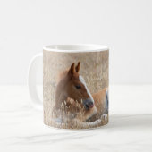 Wild Mustang Foal Tasse (Vorderseite Links)