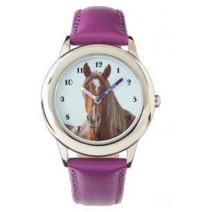 Wild Mustang Horse Girls Armbanduhr