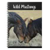 Wild Mustang Horse Spiral Foto Notebook Notizblock (Vorderseite)