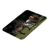 Wild Mustang Horses 1 Magnet (Linke Seite)