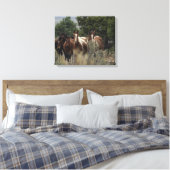 Wild Mustang Horses 2 Leinwanddruck (Insitu (Schlafzimmer))