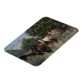 Wild Mustang Horses 2 Magnet (Linke Seite)