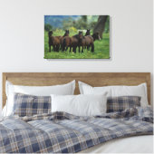 Wild Mustang Horses 3 Leinwanddruck (Insitu (Schlafzimmer))