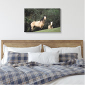 Wild Mustang Horses 6 Leinwanddruck (Insitu (Schlafzimmer))
