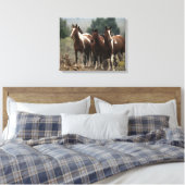 Wild Mustang Horses 7 Leinwanddruck (Insitu (Schlafzimmer))
