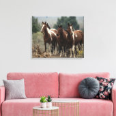 Wild Mustang Horses 7 Leinwanddruck (Insitu (Wohnzimmer))