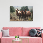 Wild Mustang Horses 7 Leinwanddruck (Insitu (Wohnzimmer))