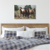Wild Mustang Horses 7 Leinwanddruck (Insitu (Schlafzimmer))