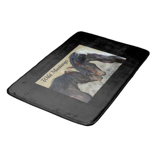 Wild Mustang Horses Bath Mat Badezimmer Zubehör Badematte