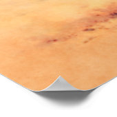 Wild Mustang Horses Stampede Watercolor Poster (Ecke)