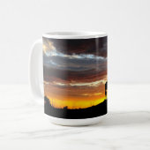 Wild Mustang Mare und Foal Kaffeetasse (Vorderseite Links)