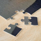 Wild Mustang Mare und Foal mit Regenbogen Puzzle (Seite)