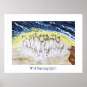 Wild Mustang Spirit Poster (Vorne)