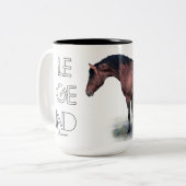 Wild Mustang Stallion, Tasse "Ehre"  (Vorderseite Links)
