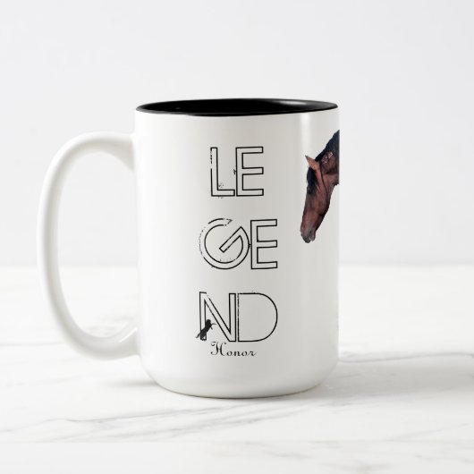 Wild Mustang Stallion, Tasse "Ehre"  (Links)