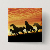 Wild Mustangs Button (Vorderseite)