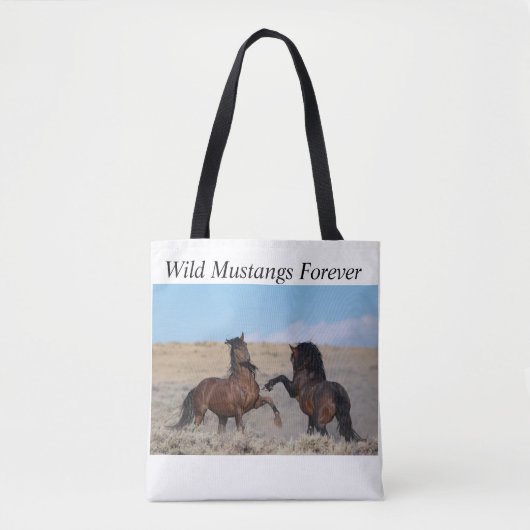 Wild Mustangs Forever Tasche (Vorderseite)