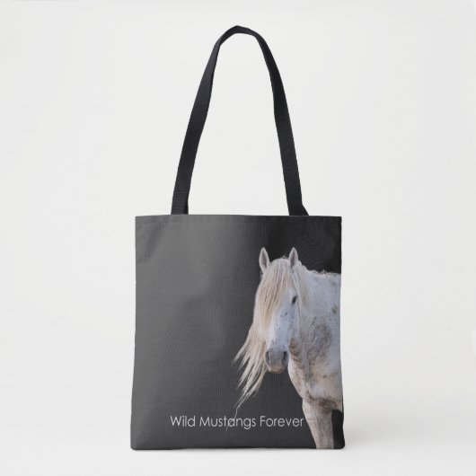 Wild Mustangs Forever Tote Bag Tasche (Vorderseite)