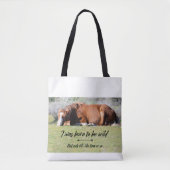 Wild Mustangs Forever Tote Bag Tasche (Vorderseite)