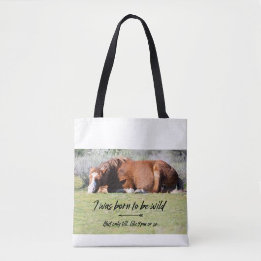 Wild Mustangs Forever Tote Bag Tasche (Vorderseite)