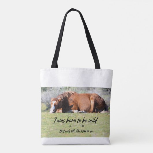 Wild Mustangs Forever Tote Bag Tasche (Rückseite)
