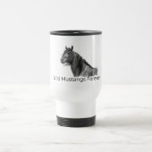 Wild Mustangs Forever Travel Mug Reisebecher (Mittel)