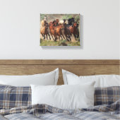 Wild Mustangs Leinwanddruck (Insitu (Schlafzimmer))