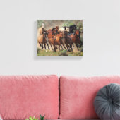 Wild Mustangs Leinwanddruck (Insitu (Wohnzimmer))