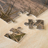 Wild Mustangs Running Alongside Vintage Train Puzzle (Seite)