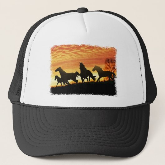 Wild Mustangs Truckerkappe (Vorderseite)