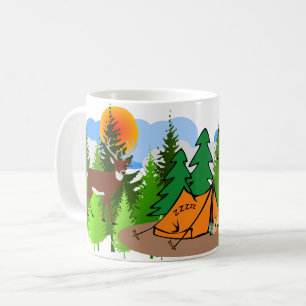 Wild Nature Camping Forest Adventure Outdoor Kaffeetasse