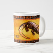 WILD NATURE - CROCODILE-DILE-DILE Design Collectio Jumbo-Tasse (Vorderseite Rechts)